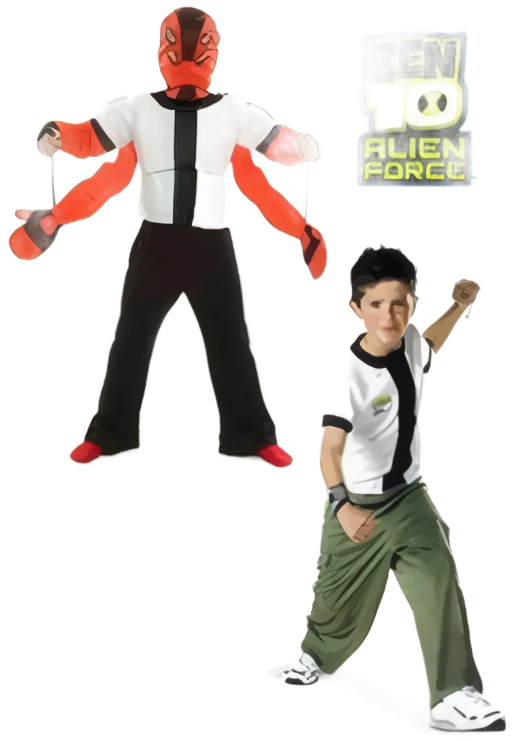 Disfraz de Ben 10 Cuatro Brazos