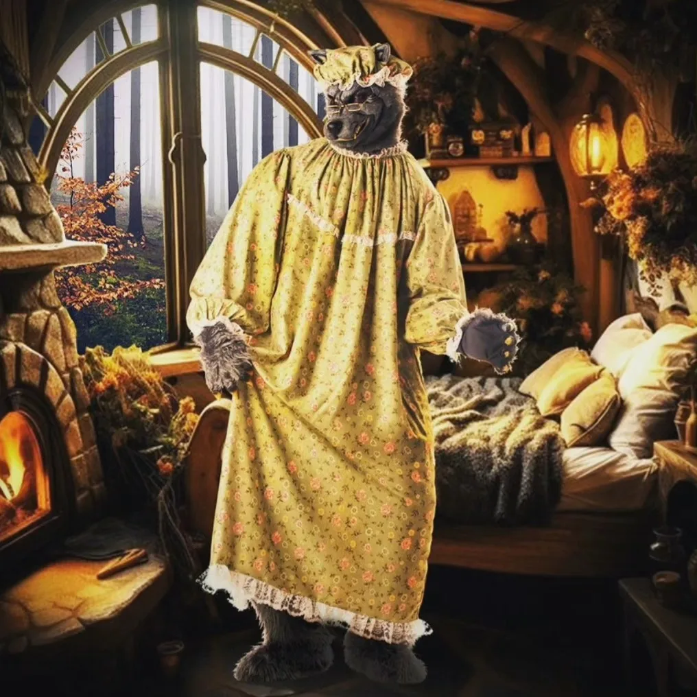 Personaje de lobo de cuento de hadas