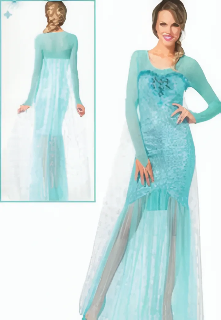 Disfraz de princesa de hielo