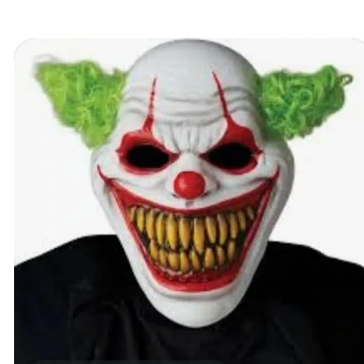 Máscara de payaso terrorífica