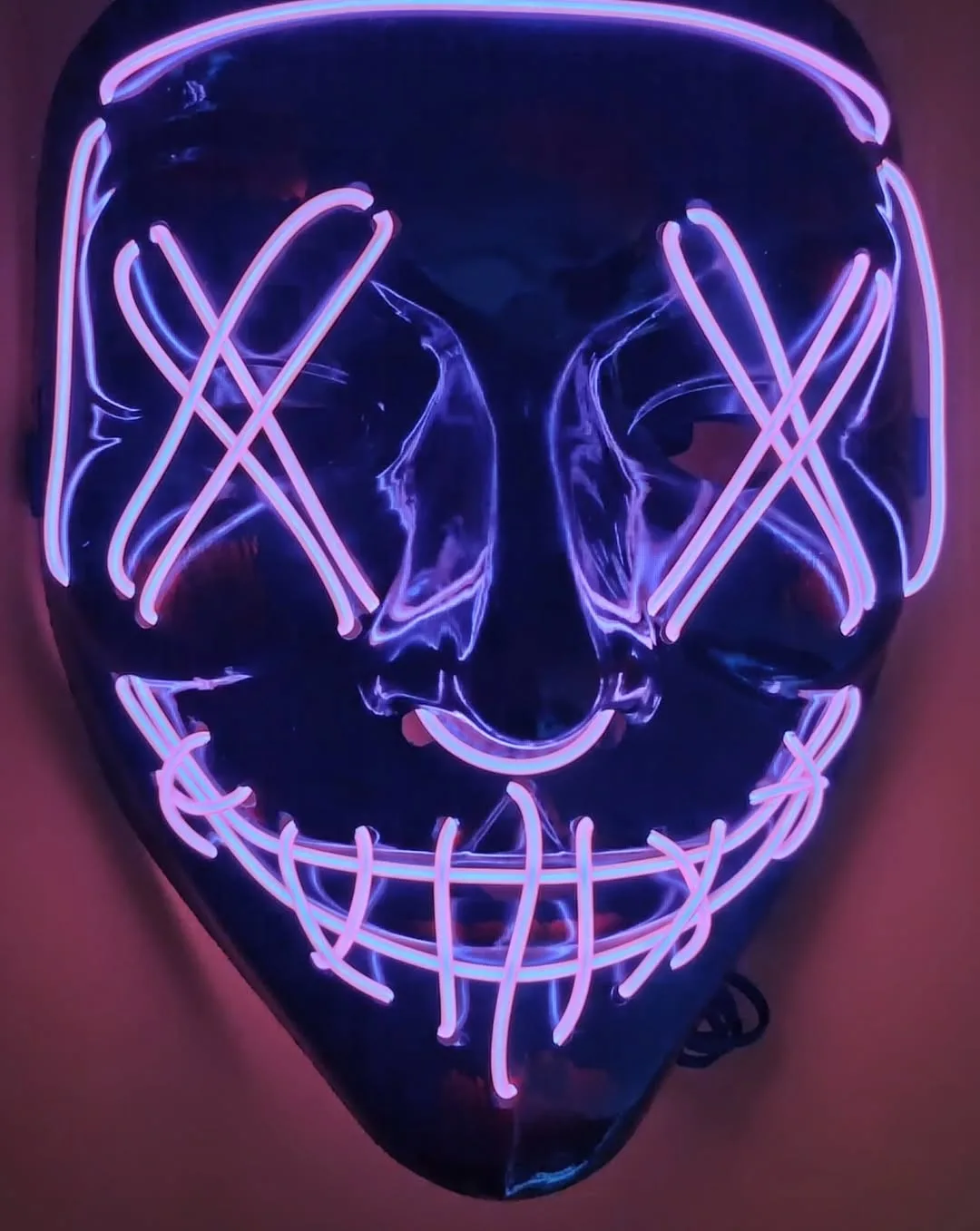 Máscara luminosa LED